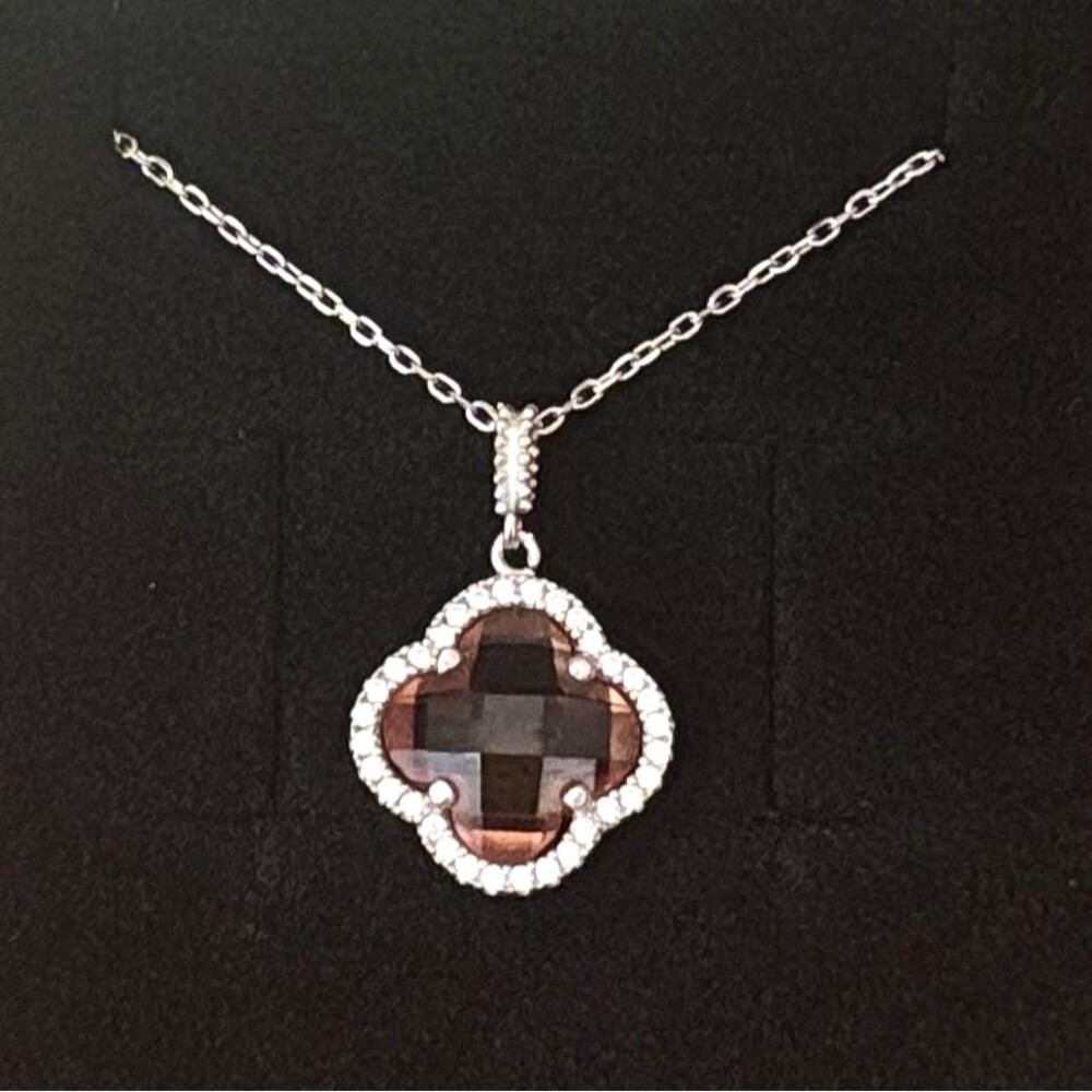 925 Sterling Silver Turkish Zultanite Necklace Jewelry for Women, NEW, Gold - Picture 7 of 7